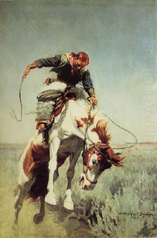 William Herbert Dunton Bronc Rider china oil painting image